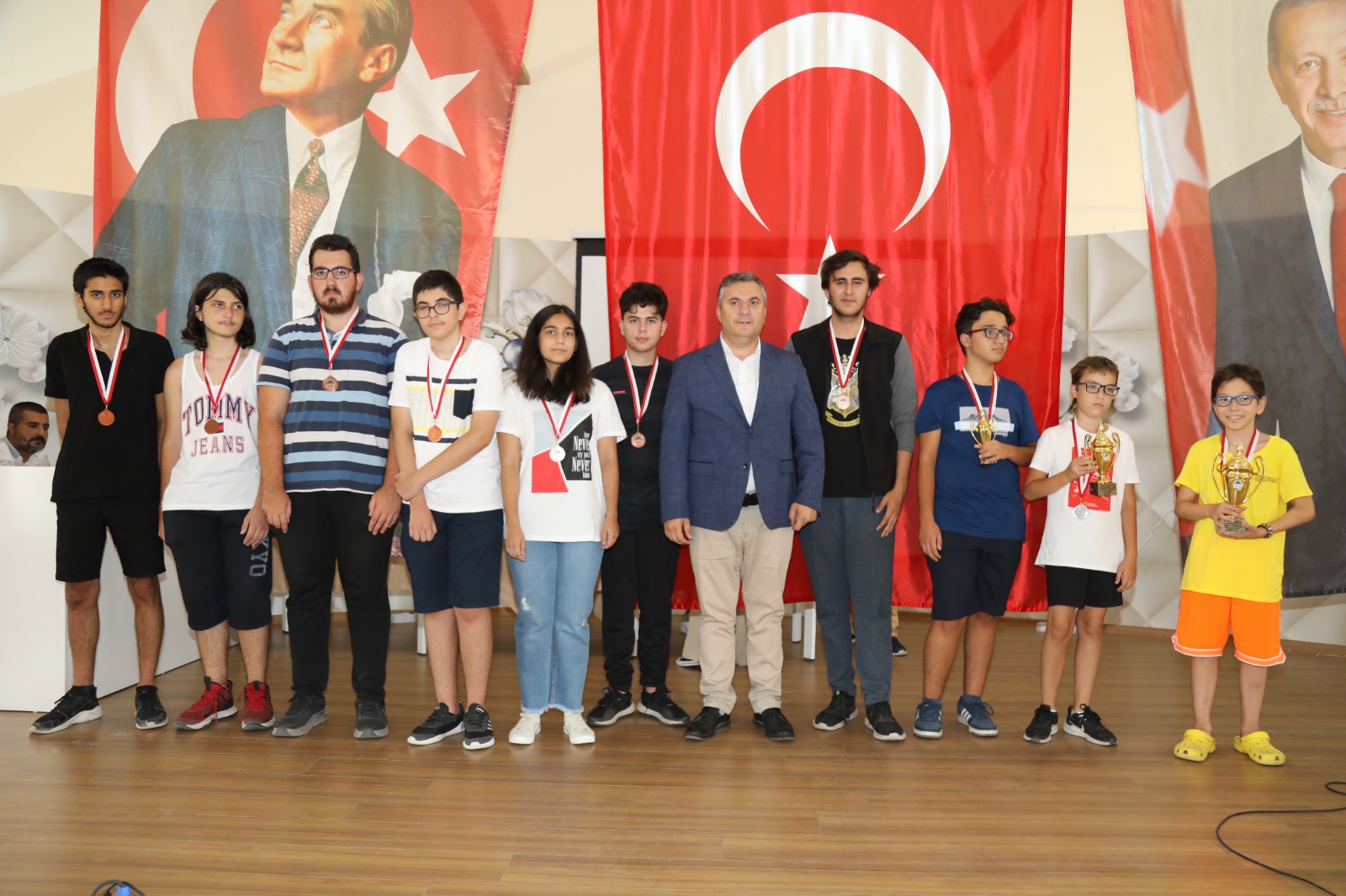 Çubuk Belediyesi 7. Uluslararası Satranç Turnuvası sona erdi