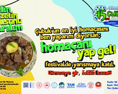 “Uluslararası Çubuk Turşu ve Kültür Festivali” kapsamında yemek yarışması ve gastronomi şovları yapılacak.