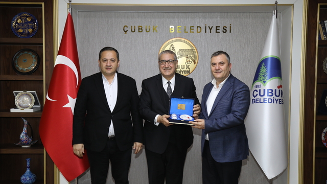 Pazarcık Belediye Başkanı İbrahim Yılmazcan’dan Çubuk’a ziyaret